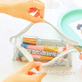 Girls New Cosmetic Bags Toiletry Organize Waterproof PVC Portable Transparent MakeUp Bag Zipper Travel Storage Bag